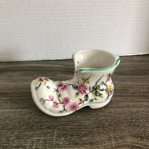 Vtg James Kent Staffordshire Old Foley Ceramic Boot